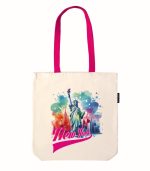 New York Theme 10 oz Premium Canvas Cotton Tote Bag