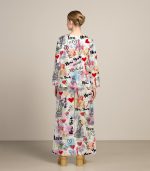 Love New York Luxury Silk Top with matching Plazzo - Image 2