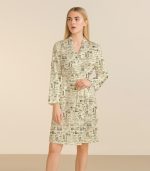 New York premium Silk Mini Robe