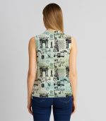 New York Sleeveless Silk Top - Image 2