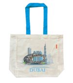 Dubai theme 10 oz Premium Cotton Tote Bag