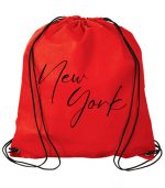 New York Non-woven Drawstring Backpack
