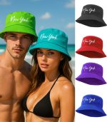 New York Bucket Hats 100% Cotton - Image 3