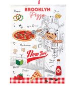 New York Pizza Tea towel 100% Cotton