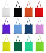 10 oz Premium Canvas Cotton Blank Tote Bag 14″x16″ - Image 2